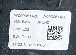 MECHANIZM SILNIK WYCIERACZEK BMW 5 G30 7 G11 EU FV 7