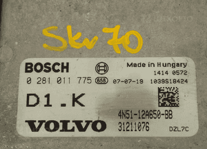 Komputer sterownik  silnika volvo 4N51-12A650-BB   0281011775 3