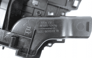 Hyundai kona ii ev 2023- mocowanie ślizg osłona HF973-52000 5