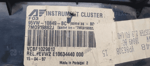 Licznik zegary oryginał Ford Galaxy MK1 2.3 VR6 95VW-10849-BC 8