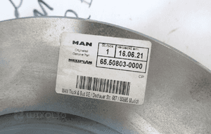 Man tge crafter tarcze hamulcowe 65.50803-0000 65508030000 7