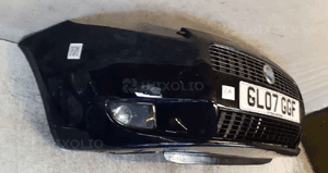 Zderzak przód przedni do fiat grande punto ciemny granat halogeny 4