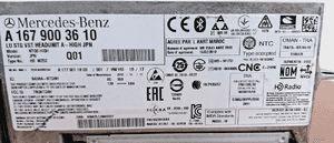 Mercedes-Benz W167 Nawigacja Multimedia NTG6 High JPN A1679003610 2