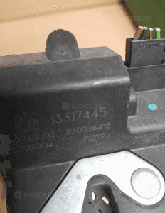 Zamek klapy tył opel corsa d meriva b nr 13317445 3