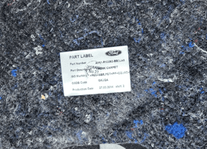 WYKŁADZINA PÓŁKA BOCZKI PLASTIKI bagażnika tył tylna Ford B-Max BMax 12- 7