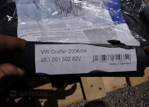 Dywaniki gumowe volkswagen crafter 06-16 komplet 2SZT 2E106150282V oryginał 3