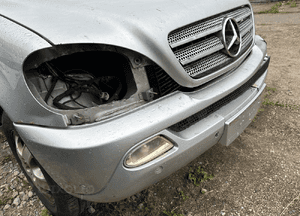 Mercedes ML 163 lift zderzak przod przedni halogen czujnik pdc 2