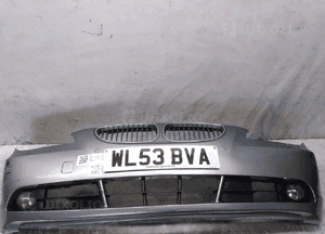 Zderzak przód przedni bmw E60 E61 seria 5 silbergrau szary pdc czujniki spryskiwacze lamp xenon halogeny 1