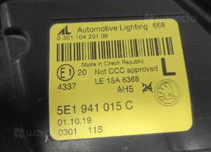 Lampa przednia przód lewa skoda octavia iii 3 lift 5E1941015C 2016-2020 19