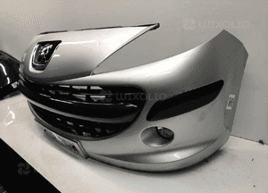 Zderzak przód przedni do peugeot 207 ezrc srebrny halogeny 3