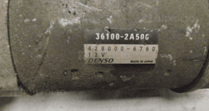 ROZRUSZNIK KIA HYUNDAI 1.6 CRDI 36100-2A500 3