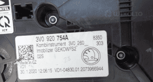 Skoda superb iii lift 2019- zegar licznik 0KM 3V0920754A 5