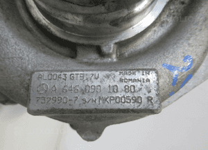 Turbo turbosprężarka turbina mercedes c-klasa W203 2.2 cdi A6460900180 9