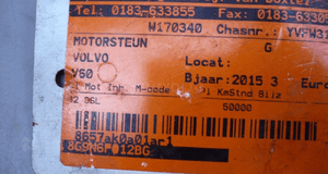 Poduszka łapa silnika Volvo V60 S60 XC60 2,4 D5 15 4