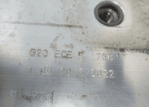 Belka zderzaka przednia przód bmw 3 G20 G21 7422219-11 7422219-12 2018 12