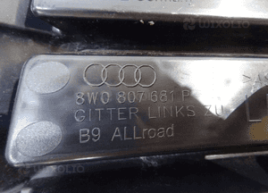 Zaślepka kratka Audi A4 B9 Allroad 8W0 8w0807681p 8