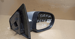 Lusterko prawe 6 pin renault clio iii lift TED69 srebrny 4