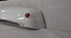 Zderzak tył tylny do ford fiesta MK6 vi lift fl N8 biały 2