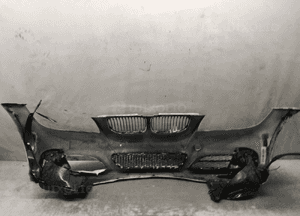 Zderzak przód przedni bmw E90 E91 lift fl alpinweiss biały halogeny 7