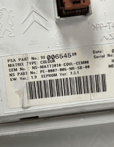 Licznik zegary peugeot 208 2008 9803993280 eu org 5