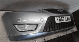 } ZDERZAK PRZÓD PRZEDNI FORD MONDEO MK4 IV H8 SZARY HALOGENY 4