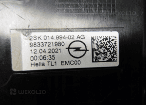 OPEL MOKKA MOKKA-E II B 2020 2021 LAMPA TYŁ TYLNA 13