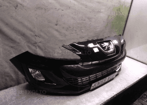 Zderzak przód przedni do peugeot 308 halogeny ktvd exl czarny 2