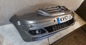 Zderzak przód przedni do mercedes b klasa W245 halogeny szary pdc czujniki 5