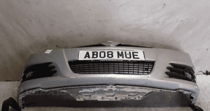 Zderzak przód przedni opel vectra c lift fl halogeny Z157 srebrny 1