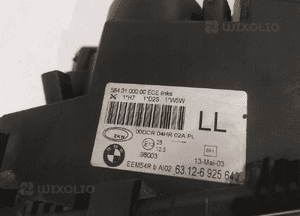 BMW 3 E46 LCI Lampa przednia Xenon Lewa - 15119 7