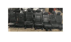 Siedzenia skórzane czarne komplet LAND ROVER DISCOVERY 3 III 1