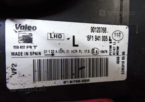 Lampa Lewy Przód Seat Ibiza V 6F1941005A europa 10