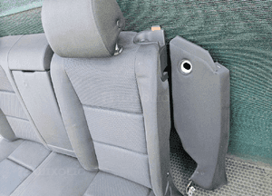 Fotele Fotel Kanapa Skladana Welur Czarny Soul Podlokietnik Audi A4 B6 Sedan Kombi Komplet 34