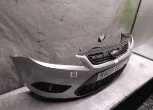 Zderzak przód przedni ford focus MK.2 2 ii 03 srebrny lift fl halogeny 2