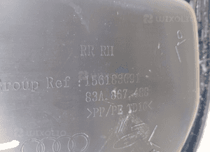 Tapicerka boczek drzwi prawych tył tylnych audi Q3 83A971693G 6