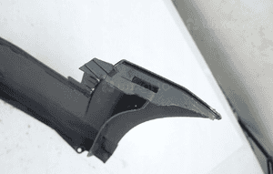 Audi A6 C7 allroad 4G9 dokładka spoiler zderzak tył tylny 4G9807417A 12
