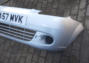 Chevrolet matiz 2006r przód kompletny zderzak srebrny 3