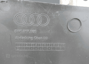 NAKŁADKA OSŁONA PASA PRZEDNIEGO PRZÓD AUDI A4 B9 2015- 5