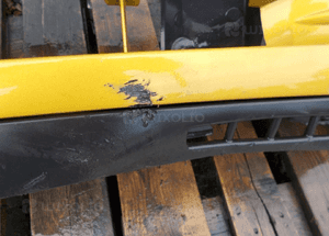 Renault clio ii lift zderzak przód przedni lift złoty 4