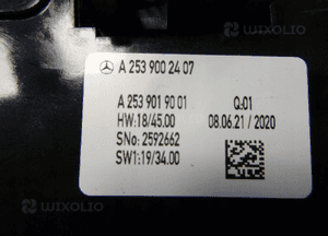 Mercedes eqc W293 N293 panel sterowania radiem 9