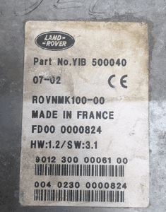 Czytnik nawigacji navi YIB500040 Range Rover 3 III LM L322 3