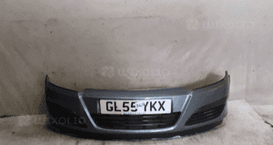 Zderzak przód przedni opel astra h 3 iii Z163 szary 1
