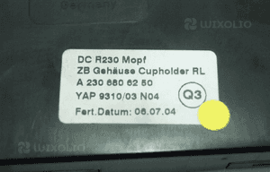 Uchwyt na kubek mercedes A2306806250 sl R230 02 4