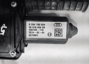 Mechanizm hamulca ręcznego peugeot 508 i 9801605680 2010-2014 6