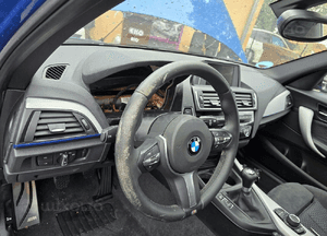 Deska konsola z poduszkami i napinacze bmw 1 F20 F21 2 F22