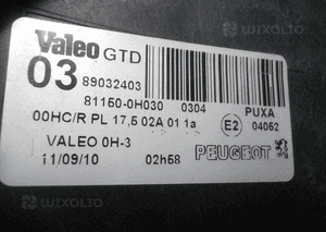 Lampa przód przednia lewa peugeot 107 7