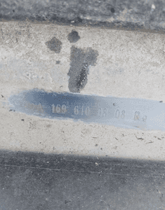 Nakładka listwa progu prawa Mercedes A-klasa W169 A1696100808 2