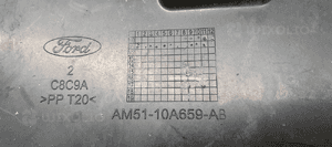 Obudowa podstawa akumulatora Ford Focus MK3 AM51-10723-AD AM51-10A659-AB AM51-10A659-BB 6