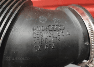 Audi vw 3.0 tdi Q7 4L przepływomierz rura dolot przewód powietrza kpl oryg 9
