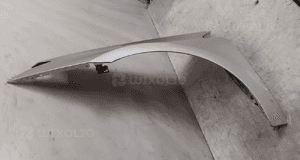 Renault laguna iii 3 błotnik  przedni przod lewy TED69 srebrny 3